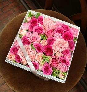 BOXアレンジメント｜「フローリストワタナベ」　（長野県長野市の花キューピット加盟店 花屋）のブログ